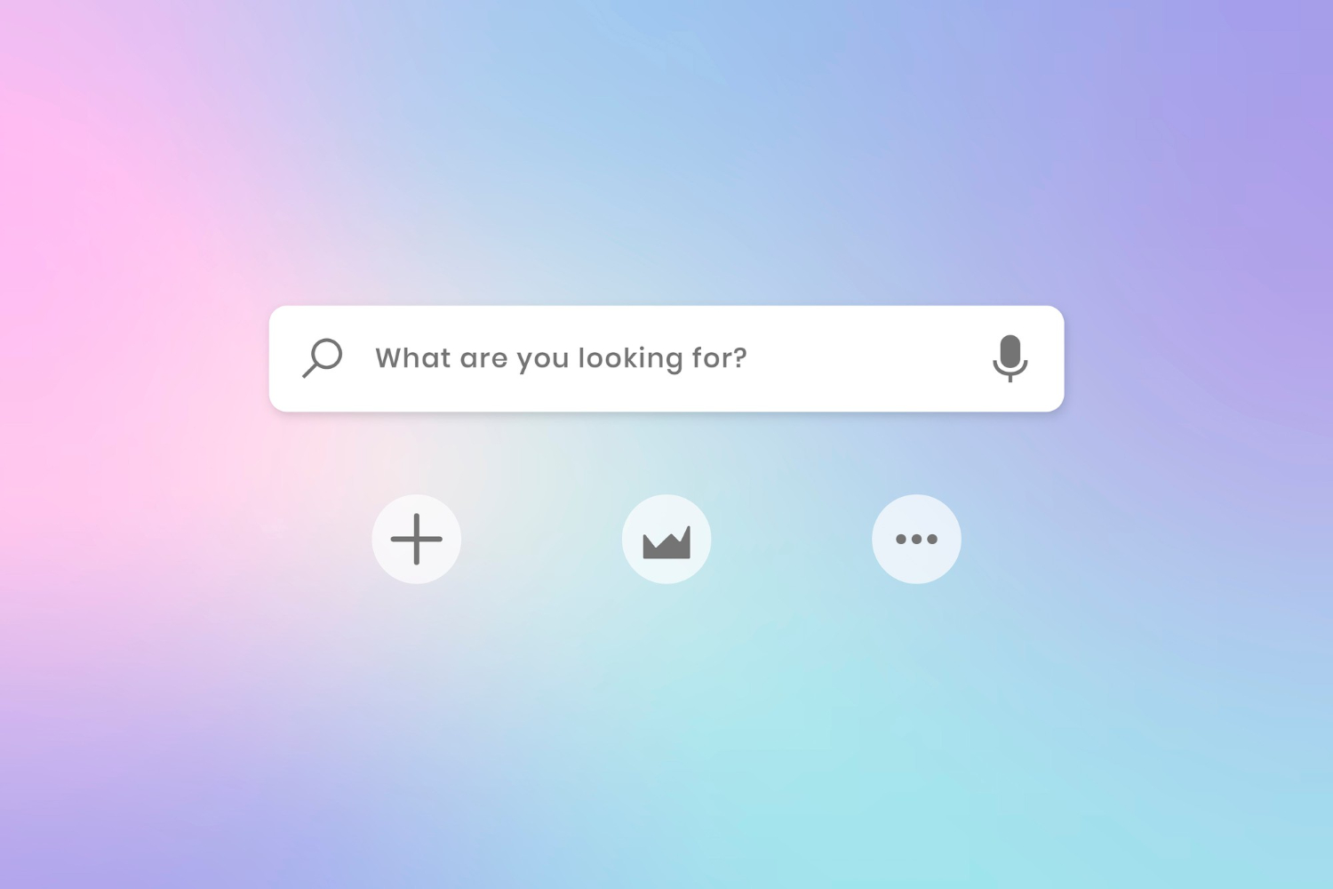 Search interface with filtering controls